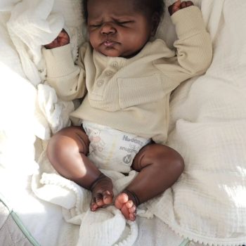 Prototype Collin's full body silicone baby doll