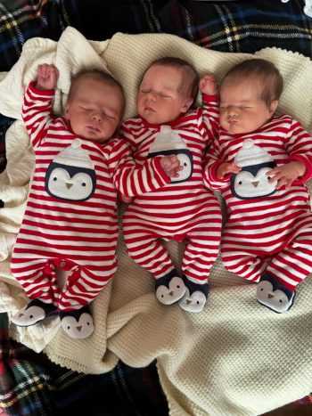 Prototype Triplets full body silicone baby dolls