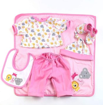 Pink Mouse Reborn Doll Outfit Set – 22 Inch — product photo 2