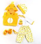 yellow-duck-reborn-doll-outfit-5-piece-photo-1