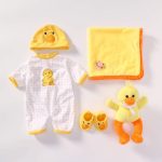 Yellow Duck Reborn Doll Outfit Set – 22 Inch — product photo 1
